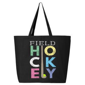 Girls Love Field Hockey Fun Birthday Gift Product Gift 25L Jumbo Tote