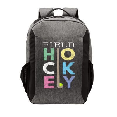 Girls Love Field Hockey Fun Birthday Gift Product Gift Vector Backpack