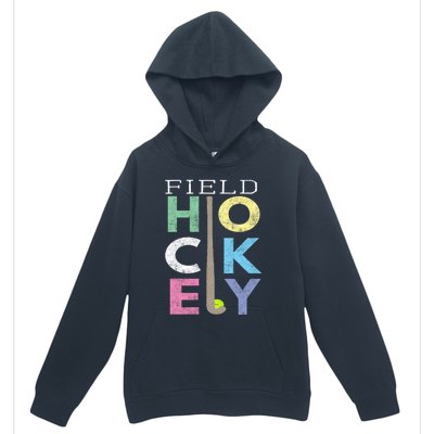 Girls Love Field Hockey Fun Birthday Gift Product Gift Urban Pullover Hoodie