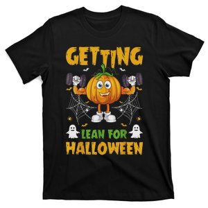 Getting Lean For Halloween Funny Workout Happy Halloween T-Shirt