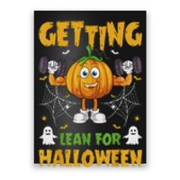 Getting Lean For Halloween Funny Workout Happy Halloween Poster