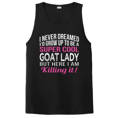 Goat Lady Funny Goat Lover Gifts PosiCharge Competitor Tank