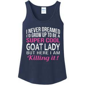 Goat Lady Funny Goat Lover Gifts Ladies Essential Tank