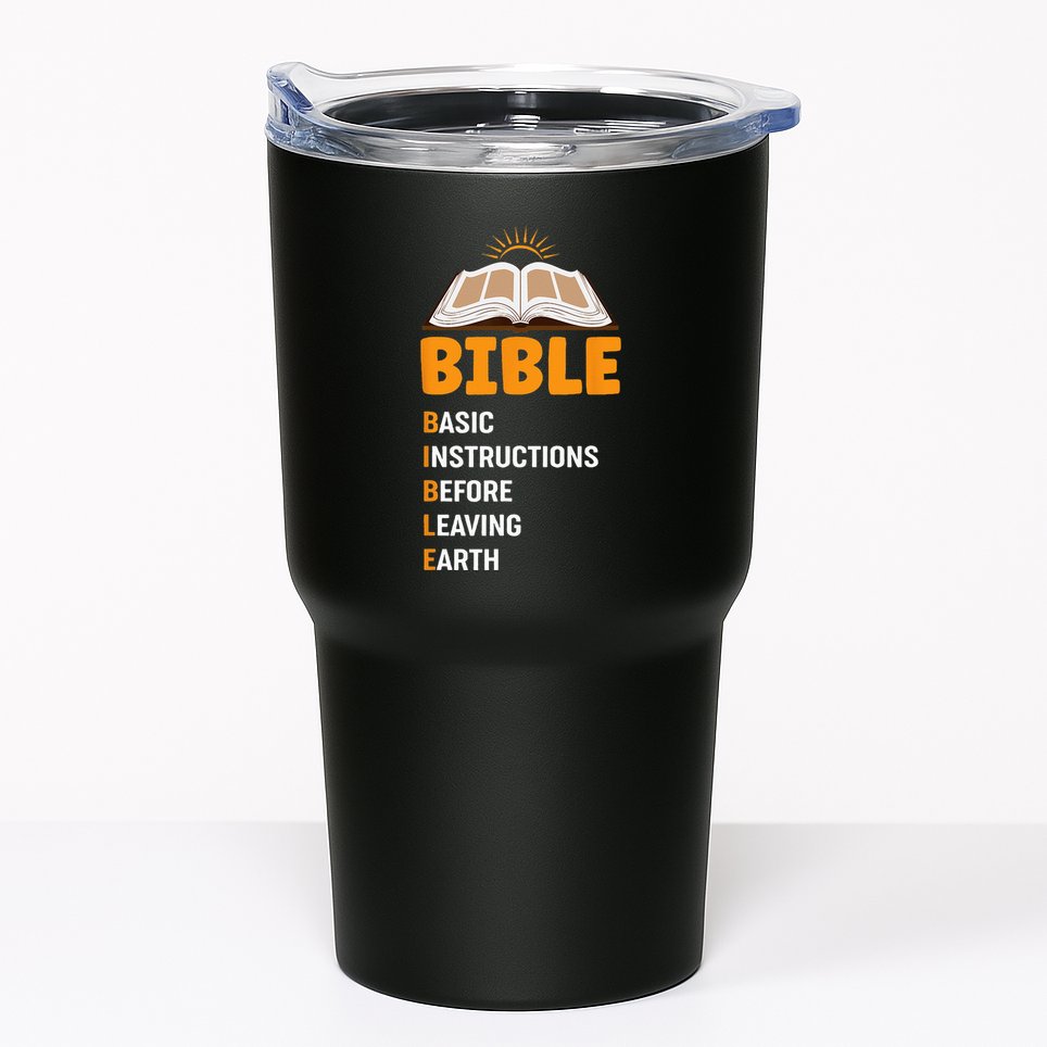 God Loving Funny Religious Bible Tumbler
