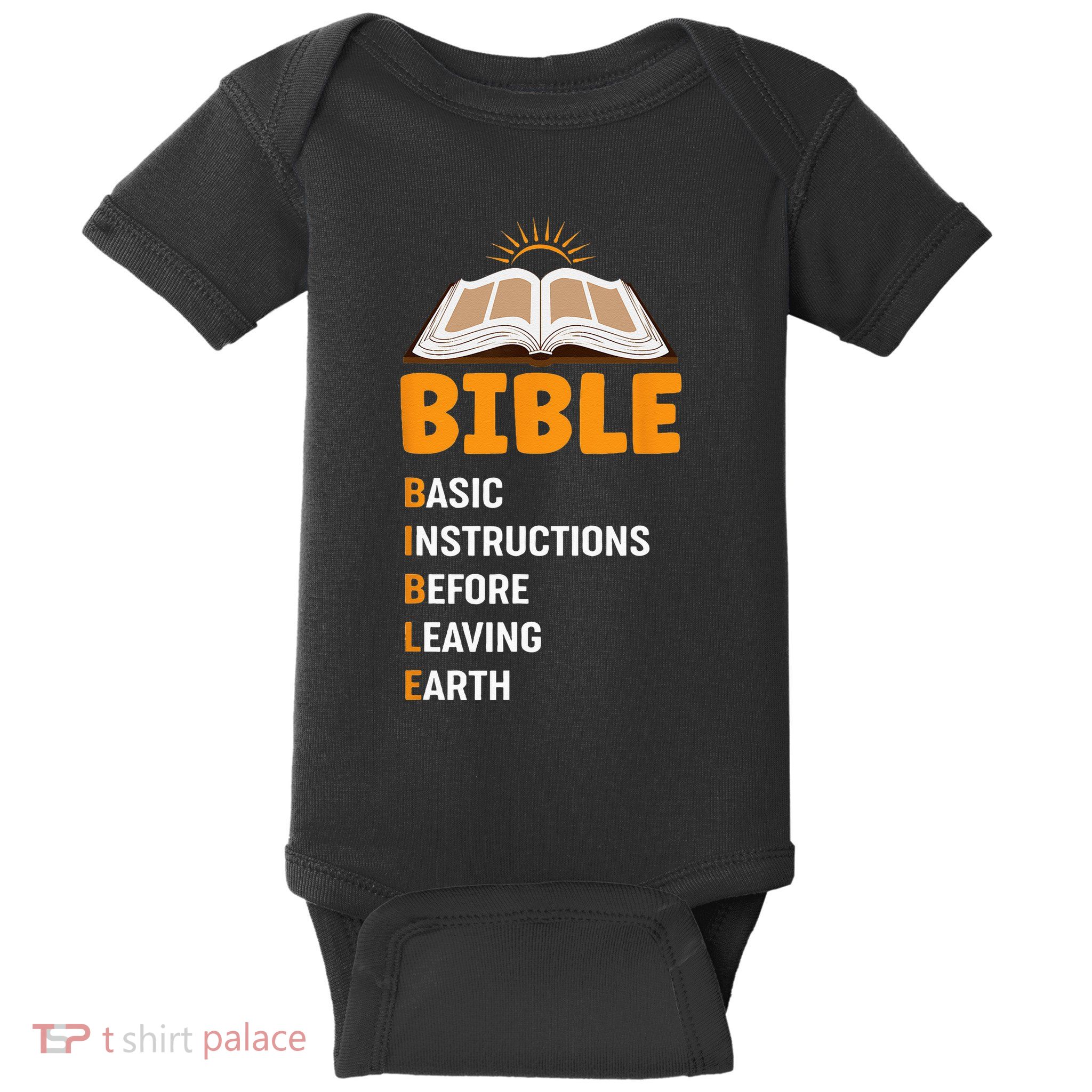 God Loving Funny Religious Bible Baby Bodysuit
