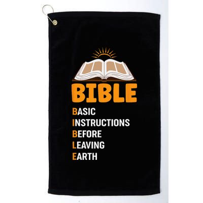 God Loving Funny Religious Bible Golf Towel