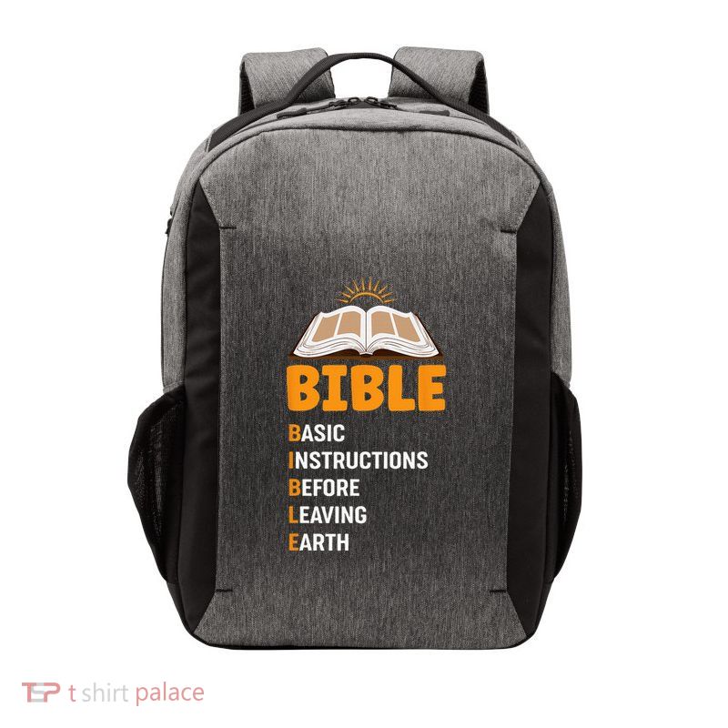 God Loving Funny Religious Bible Vector Backpack