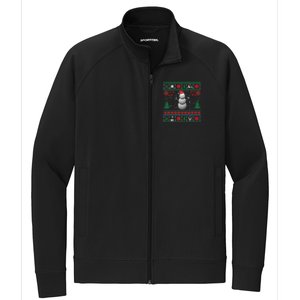 Golf Lover Funny Golf Ugly Christmas Meaningful Gift Stretch Full-Zip Cadet Jacket