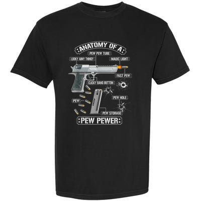 Gun Lovers Funny Amendment Meme Anatomy Of A Pew Pewer Garment-Dyed Heavyweight T-Shirt