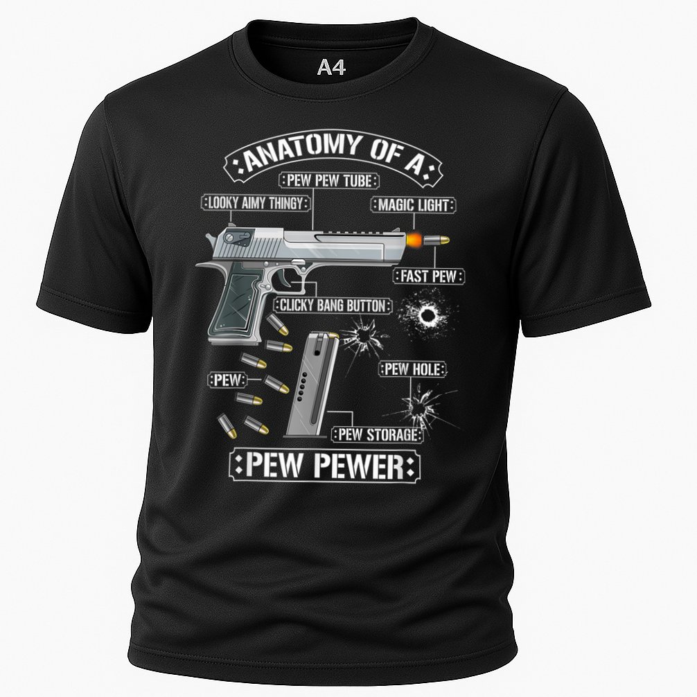 Gun Lovers Funny Amendment Meme Anatomy Of A Pew Pewer Performance Shirt