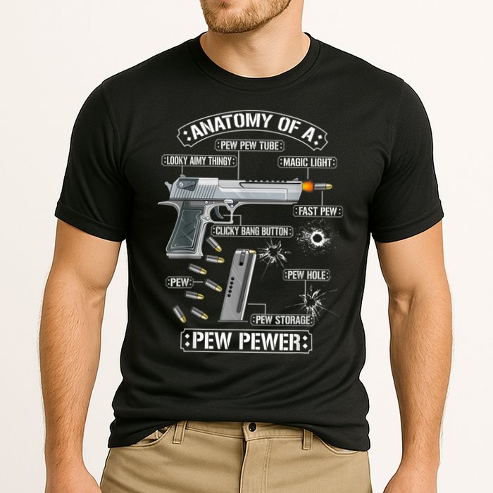Gun Lovers Funny Amendment Meme Anatomy Of A Pew Pewer Performance Shirt