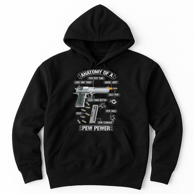 Gun Lovers Funny Amendment Meme Anatomy Of A Pew Pewer Hoodie