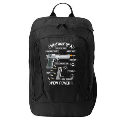 Gun Lovers Funny Amendment Meme Anatomy Of A Pew Pewer City Backpack