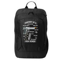 Gun Lovers Funny Amendment Meme Anatomy Of A Pew Pewer City Backpack