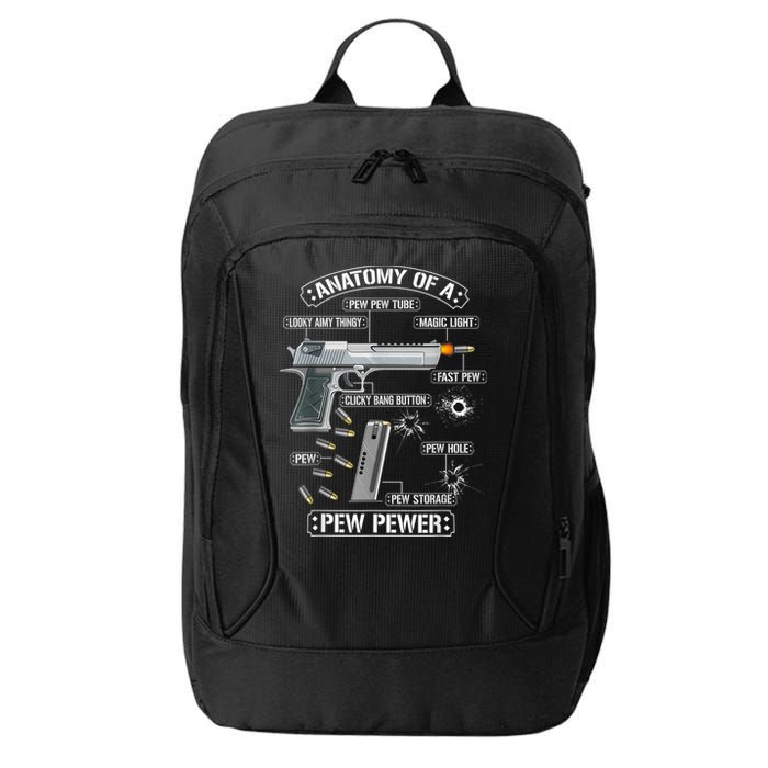 Gun Lovers Funny Amendment Meme Anatomy Of A Pew Pewer City Backpack