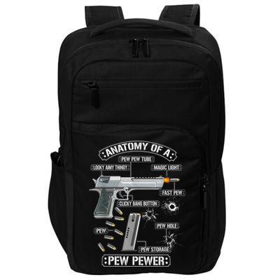 Gun Lovers Funny Amendment Meme Anatomy Of A Pew Pewer Impact Tech Backpack