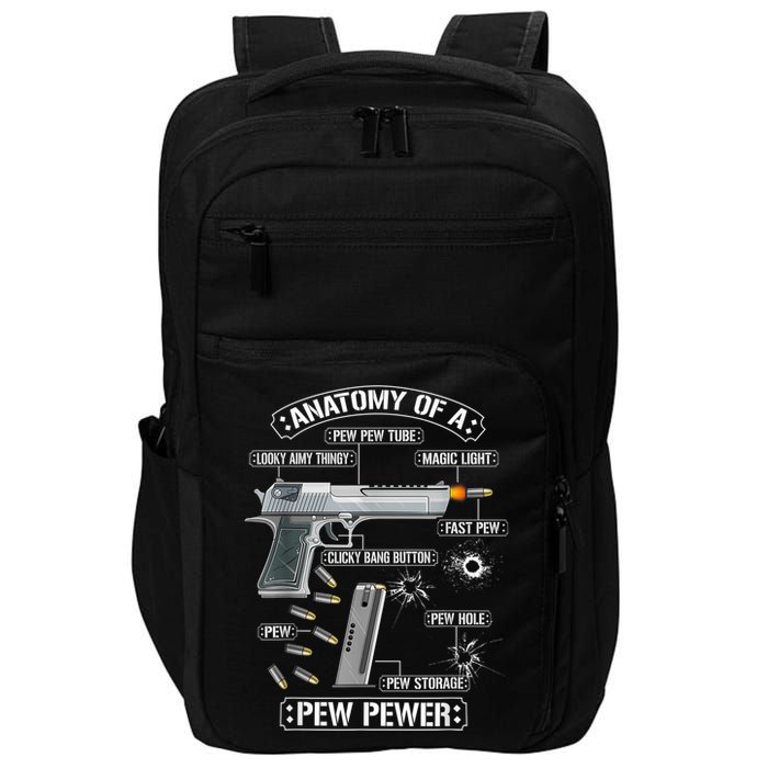 Gun Lovers Funny Amendment Meme Anatomy Of A Pew Pewer Impact Tech Backpack