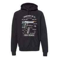 Gun Lovers Funny Amendment Meme Anatomy Of A Pew Pewer Premium Hoodie