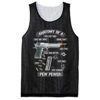Gun Lovers Funny Amendment Meme Anatomy Of A Pew Pewer Mesh Reversible Basketball Jersey Tank