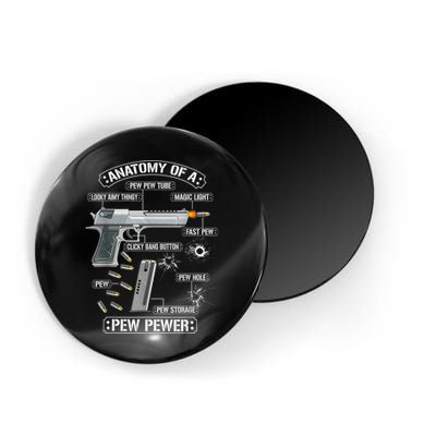 Gun Lovers Funny Amendment Meme Anatomy Of A Pew Pewer Magnet