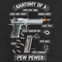 Gun Lovers Funny Amendment Meme Anatomy Of A Pew Pewer Large Microfiber Waffle Golf Towel