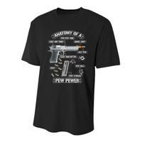 Gun Lovers Funny Amendment Meme Anatomy Of A Pew Pewer Youth Performance Sprint T-Shirt