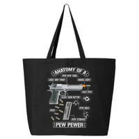 Gun Lovers Funny Amendment Meme Anatomy Of A Pew Pewer 25L Jumbo Tote