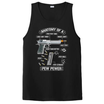 Gun Lovers Funny Amendment Meme Anatomy Of A Pew Pewer PosiCharge Competitor Tank