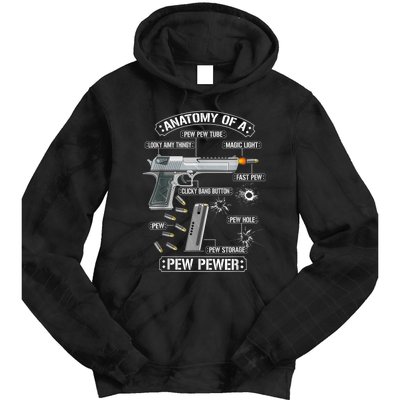 Gun Lovers Funny Amendment Meme Anatomy Of A Pew Pewer Tie Dye Hoodie