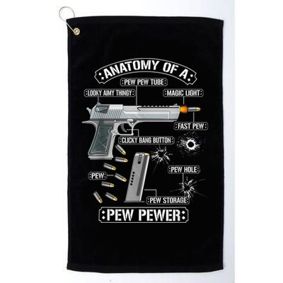 Gun Lovers Funny Amendment Meme Anatomy Of A Pew Pewer Golf Towel