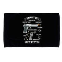 Gun Lovers Funny Amendment Meme Anatomy Of A Pew Pewer Microfiber Hand Towel