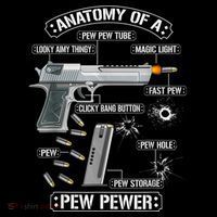 Gun Lovers Funny Amendment Meme Anatomy Of A Pew Pewer Cropped Pullover Crew