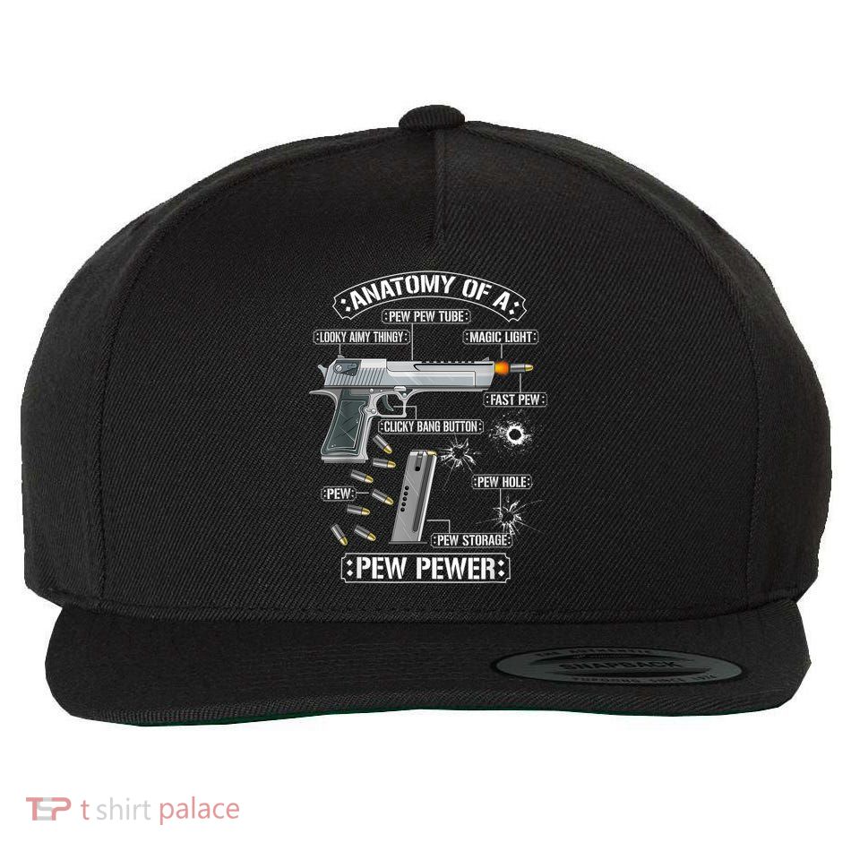 Gun Lovers Funny Amendment Meme Anatomy Of A Pew Pewer Wool Snapback Cap