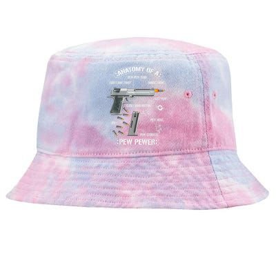 Gun Lovers Funny Amendment Meme Anatomy Of A Pew Pewer Tie-Dyed Bucket Hat