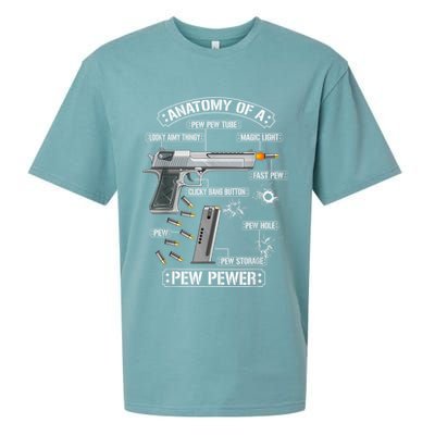 Gun Lovers Funny Amendment Meme Anatomy Of A Pew Pewer Sueded Cloud Jersey T-Shirt