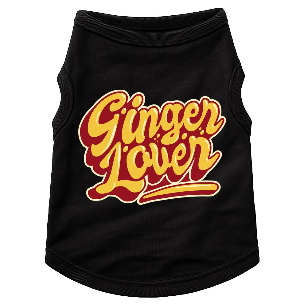 Ginger Lover Funny Redhead Retro Doggie Tank