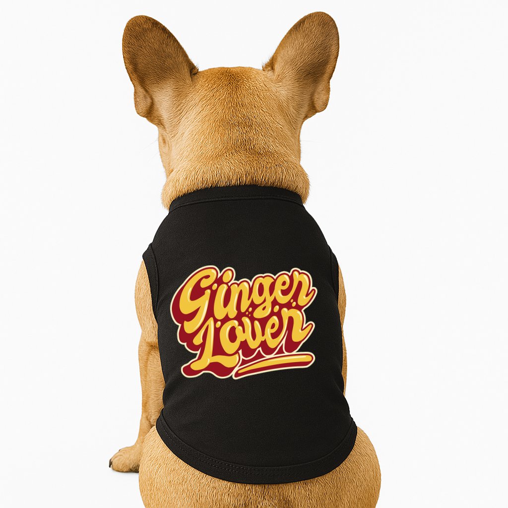 Ginger Lover Funny Redhead Retro Doggie Tank