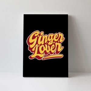 Ginger Lover Funny Redhead Retro Canvas