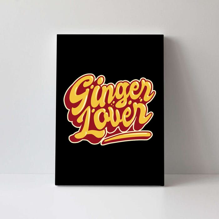 Ginger Lover Funny Redhead Retro Canvas