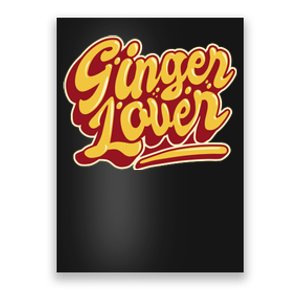 Ginger Lover Funny Redhead Retro Poster