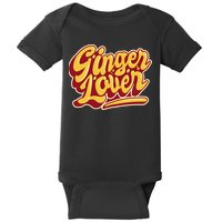 Ginger Lover Funny Redhead Retro Baby Bodysuit