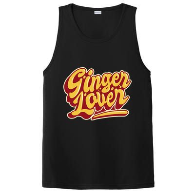 Ginger Lover Funny Redhead Retro PosiCharge Competitor Tank