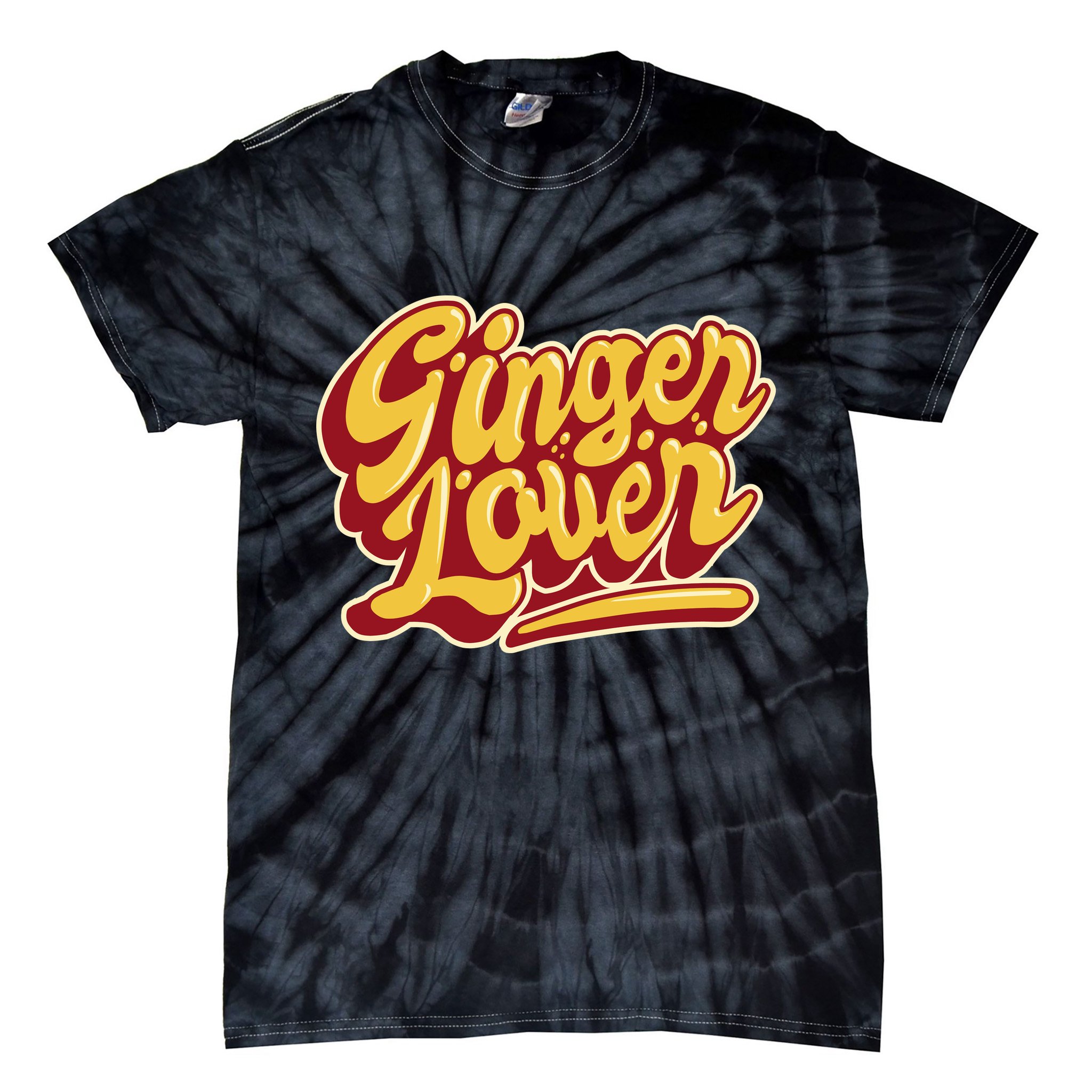 Ginger Lover Funny Redhead Retro Tie-Dye T-Shirt
