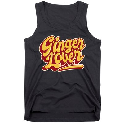 Ginger Lover Funny Redhead Retro Tank Top