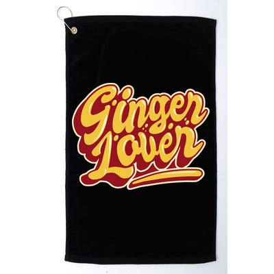 Ginger Lover Funny Redhead Retro Golf Towel