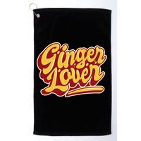 Ginger Lover Funny Redhead Retro Golf Towel