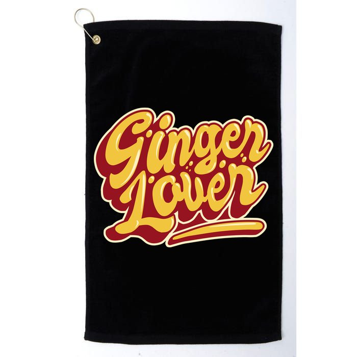 Ginger Lover Funny Redhead Retro Golf Towel