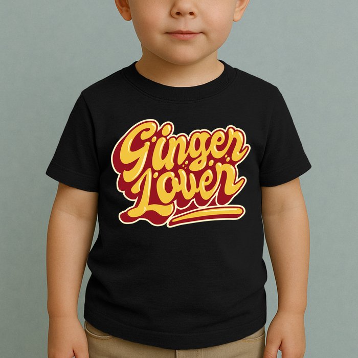 Ginger Lover Funny Redhead Retro Toddler T-Shirt