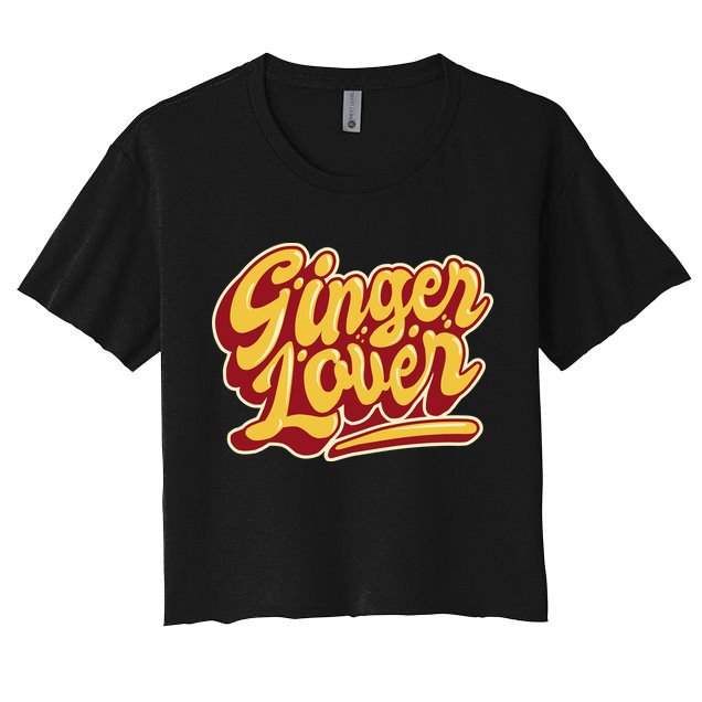 Ginger Lover Funny Redhead Retro Crop Top