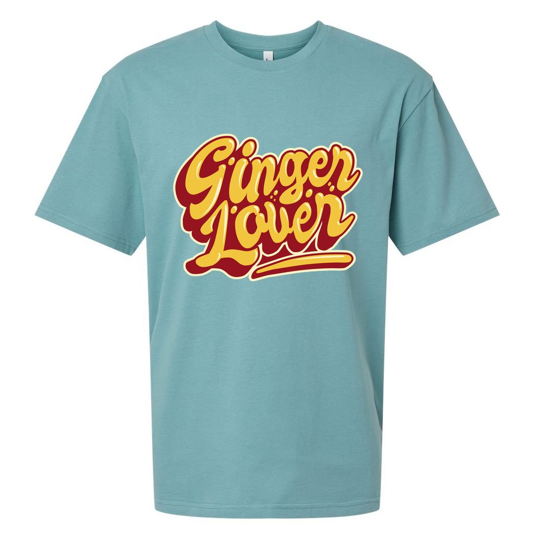 Ginger Lover Funny Redhead Retro Sueded Cloud Jersey T-Shirt